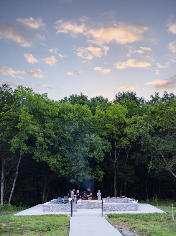 Fire Pit Amenity in The Reserve at Horn Springs