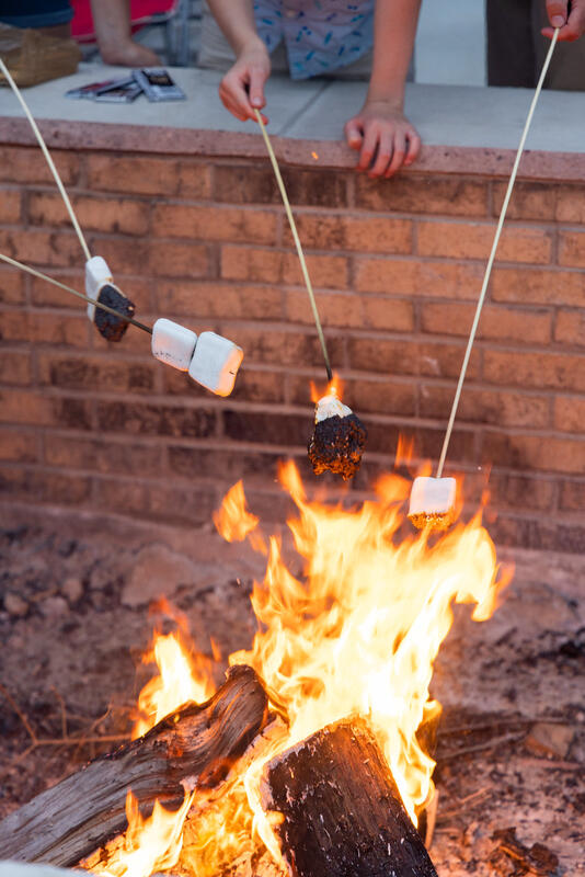 Fire Pit Amenity in The Reserve at Horn Springs