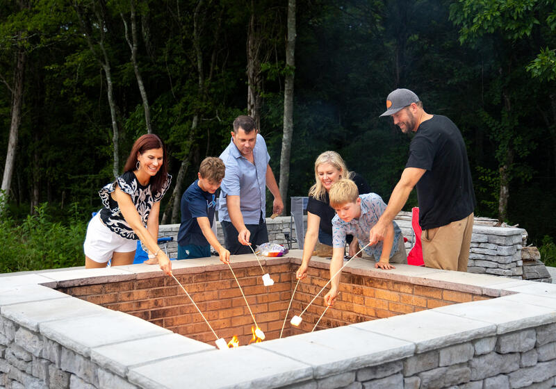 Fire Pit Amenity in The Reserve at Horn Springs